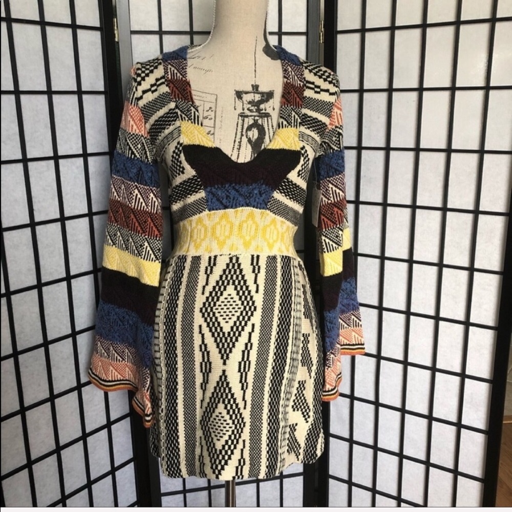 π Host Pickπ NWT Free People sweater dress - Picture 7 of 8